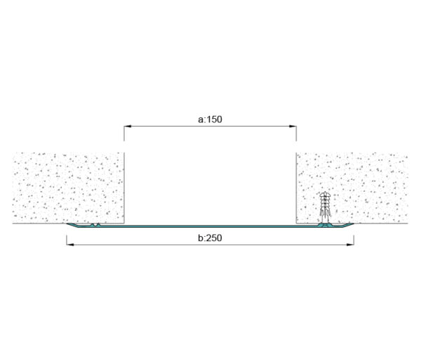 AR A250 DT DİLATASYON KAPAĞI 250mm DUVAR-TAVAN